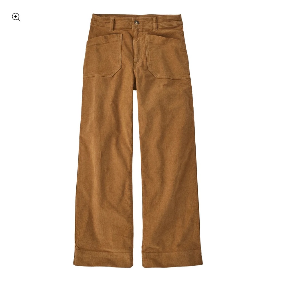 Wide-Leg Corduroy Pants